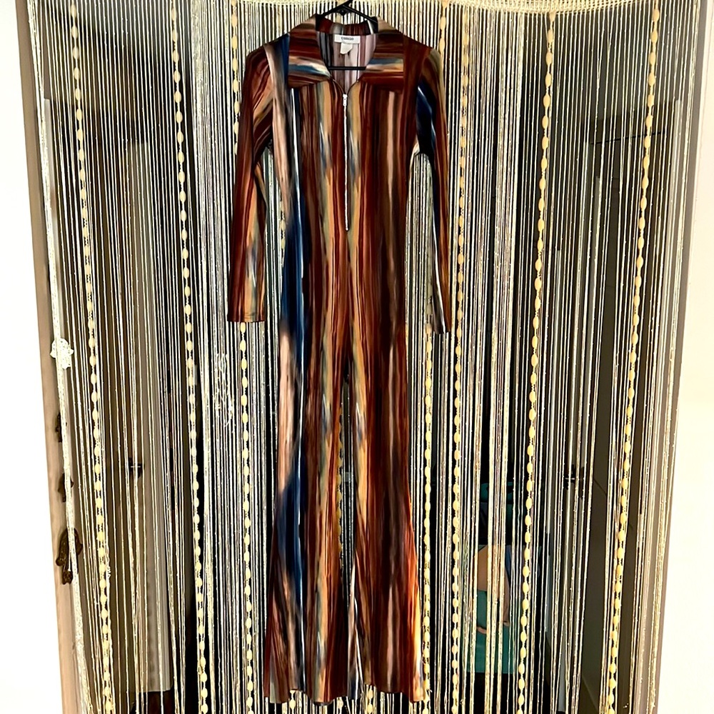 CODIGO SXY Ombre Open-back Flare Jumpsuit